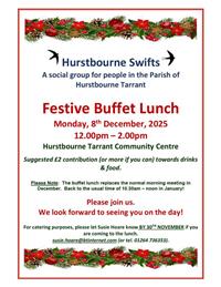 Hurstbourne Swifts - Festive Buffet Lunch